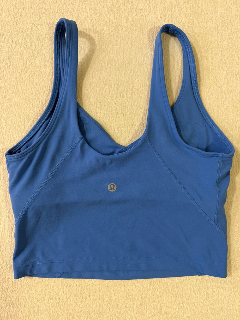 lululemon athletica Blue Scoop-Back Light Support Sports Bra